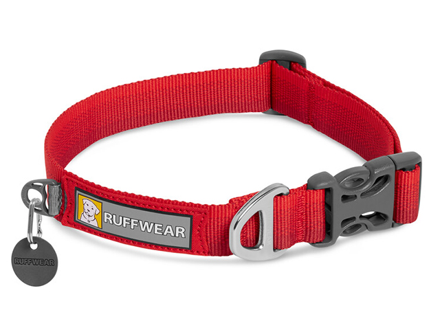 Se Ruffwear Front Range Halsbånd, rød 51-66cm hos ActivePet.dk