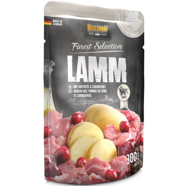 BELCANDO Pounch Lam m. Kartoffel &amp; Tranebr