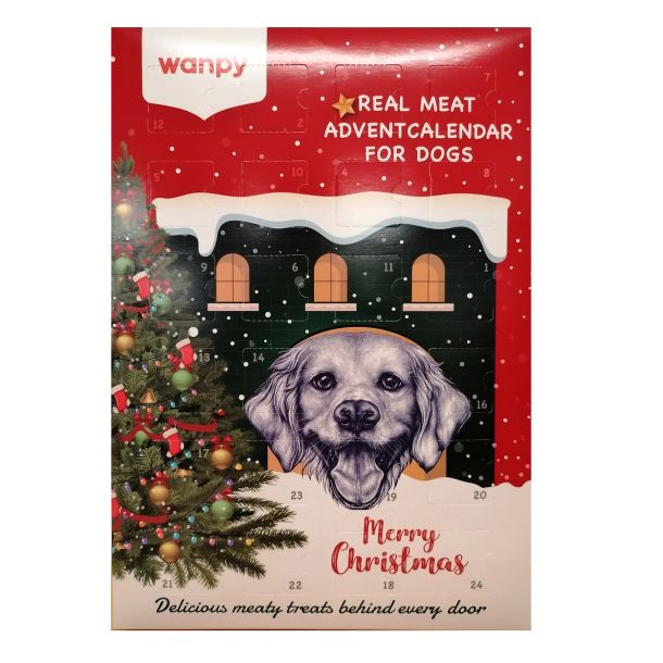 Julekalender til hunde - Wanpy Real Meat 