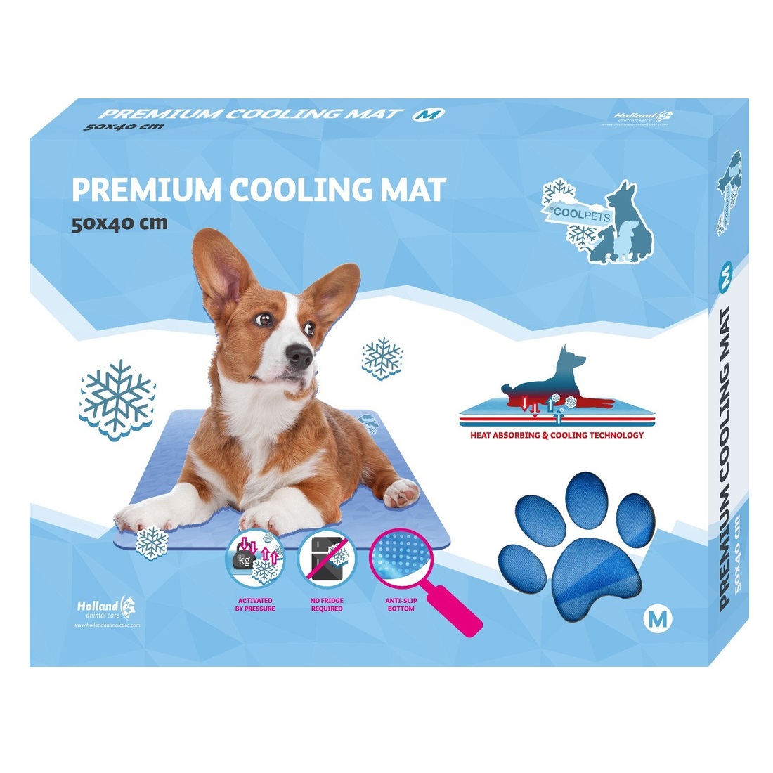 Se Coolpets Premium kølemåtte til hunde Medium hos ActivePet.dk
